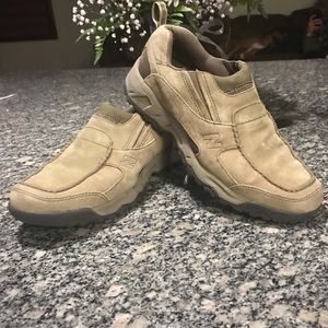 Gently used New Balance slip on shoes